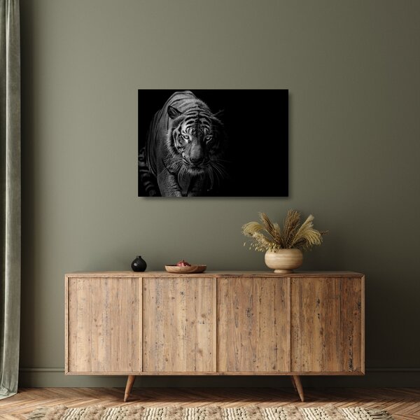 Egy vadtigris képe (üvegen) (70x50 cm)