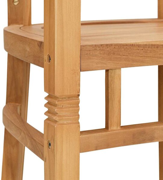 Kerti székek 2 pcs Barna 63 x 58 x 89 cm Tömör tíkfa