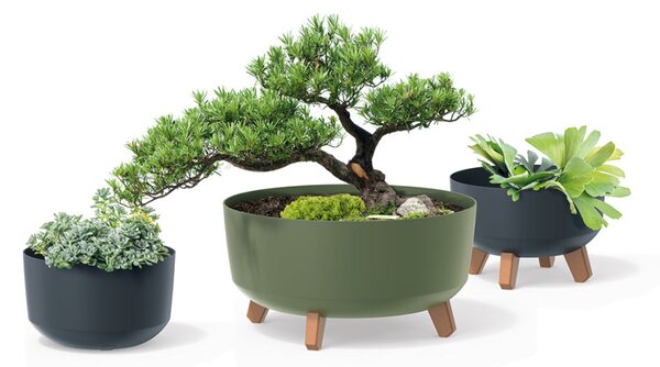 Gracia Standard Antracit Kaspó 34 cm