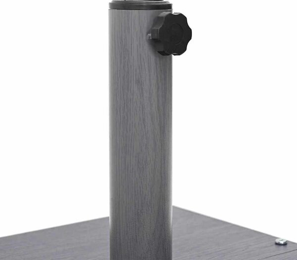 Napernyőtalp Sötétszürke fa hatás 45 x 45 x 31,5 cm