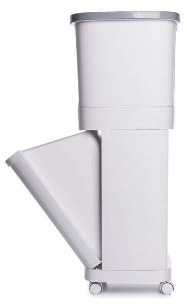4Home HANDY univerzális tároló kosarak kerekeken, 2 emeletes
