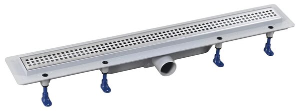 Polysan Polysan, INDY zuhanyfolyó rozsdamentes acél ráccsal, szuperáramlás, DN50, 810x122x65 mm, 73651