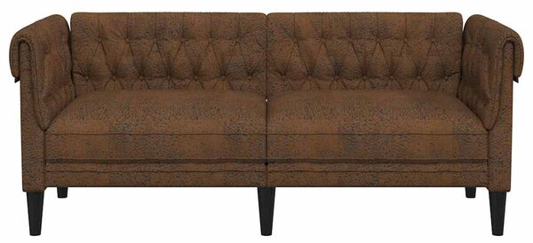 VidaXL Kanapé Barna 182,5 x 74,5 x 74,5 cm Poliészter