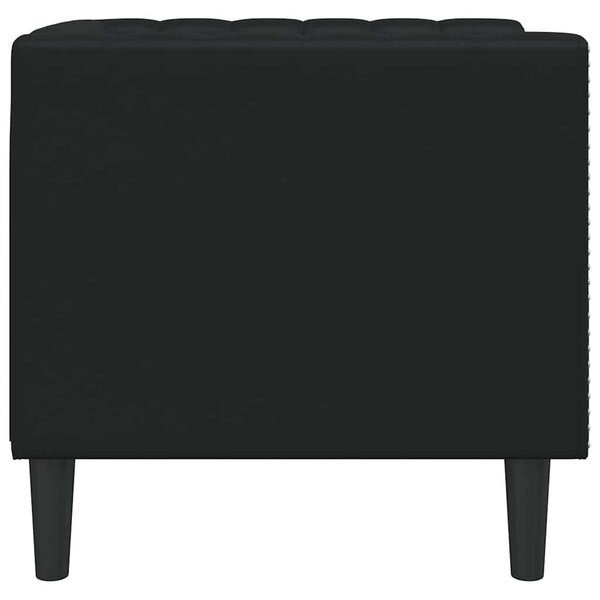 Kanapé Fekete 74,5 x 71 x 70,5 cm PVC