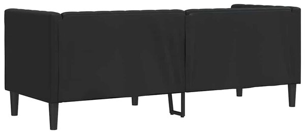 Kanapé Fekete 194 x 74,5 x 70,5 cm PVC