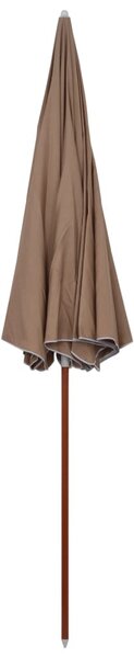 Tópszínű napernyő acélrúddal 300 cm