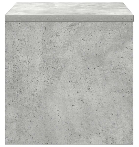 Betonszürke szerelt fa éjjeliszekrény 40 x 30 x 30 cm