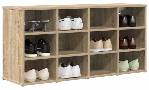 Cipősszekrény polcokkal sonoma tölgy 103 x 30 x 51 cm Faanyag