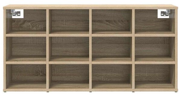 Cipősszekrény polcokkal sonoma tölgy 103 x 30 x 51 cm Faanyag