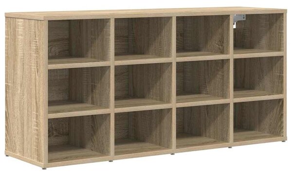 Cipősszekrény polcokkal sonoma tölgy 103 x 30 x 51 cm Faanyag