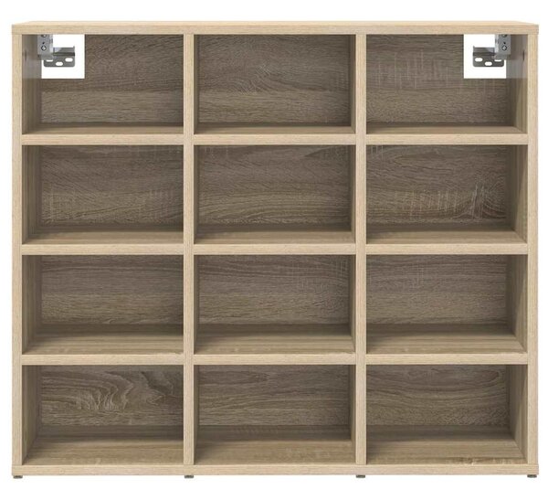 Cipősszekrény polcokkal sonoma tölgy 77.5 x 30 x 67 cm Faanyag