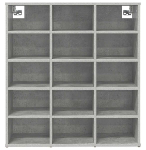 Cipősszekrény Beton szürke 77.5 x 30 x 83.5 cm Faanyag