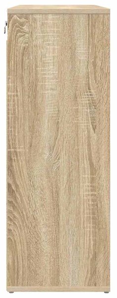 Cipősszekrény sonoma tölgy 77.5 x 30 x 83.5 cm Faanyag