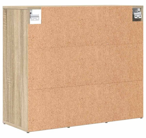 Cipősszekrény polcokkal sonoma tölgy 77.5 x 30 x 67 cm Faanyag