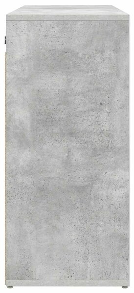 Cipősszekrény polcokkal Beton szürke 77.5 x 30 x 67 cm Faanyag