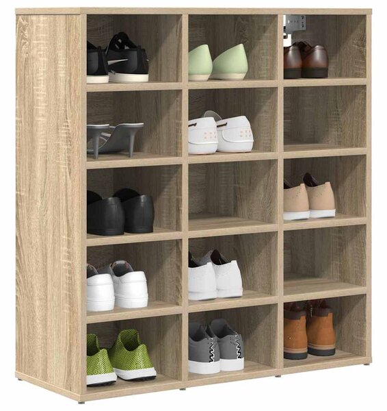 Cipősszekrény sonoma tölgy 77.5 x 30 x 83.5 cm Faanyag