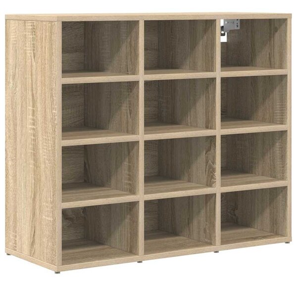 Cipősszekrény polcokkal sonoma tölgy 77.5 x 30 x 67 cm Faanyag