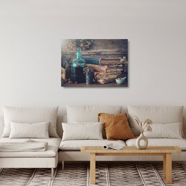 Kép - Patikus asztal (üvegen) (70x50 cm)