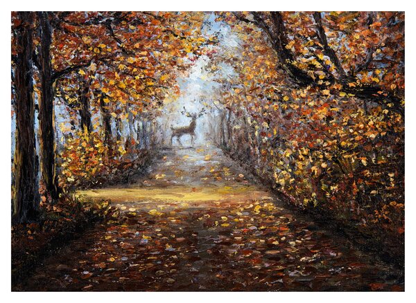Kép - Az erdő szelleme (üvegen) (70x50 cm)