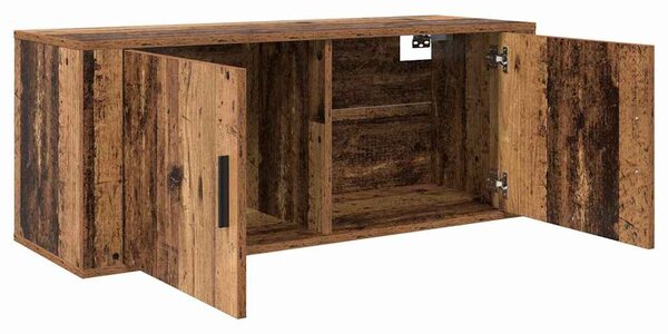 Fali TV Szekrény Öreg fa 100 x 34,5 x 40 cm Faanyag
