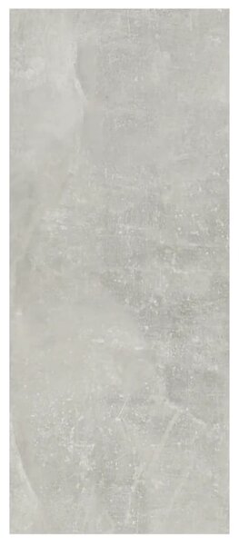 Betonszürke térelválasztó könyvszekrény 60 x 30 x 72 cm