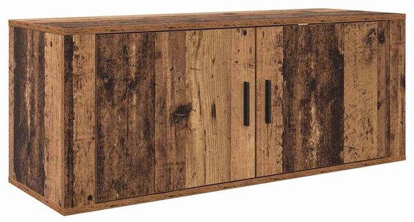 Fali TV Szekrény Öreg fa 100 x 34,5 x 40 cm Faanyag