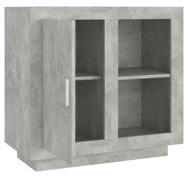 Betonszürke színű tálalószekrény 80 x 40 x 75 cm