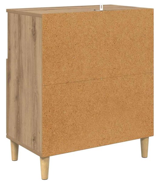 Oldalszekrények 2 pcs Artisan tölgy 60 x 35 x 70 cm Faanyag