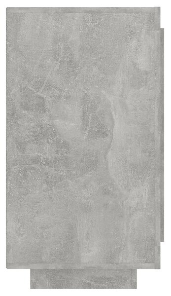 Betonszürke színű tálalószekrény 80 x 40 x 75 cm
