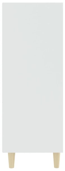 Fehér szerelt fa tálalóasztal 69,5 x 32,5 x 90 cm