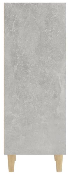 Betonszürke szerelt fa tálalószekrény 34,5 x 32,5 x 90 cm