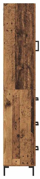 Magasfiú fiókkal Öreg fa 34,5 x 34 x 180 cm Faanyag