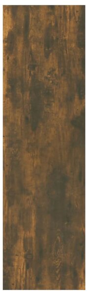 Füstös tölgy színű fa könyvszekrény/térelválasztó 40x30x103 cm