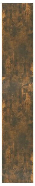 Füstös tölgy színű fa könyvszekrény/térelválasztó 60x30x166 cm