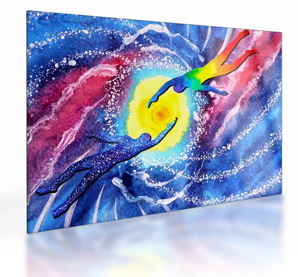 Kép - Érintés (üvegen) (70x50 cm)