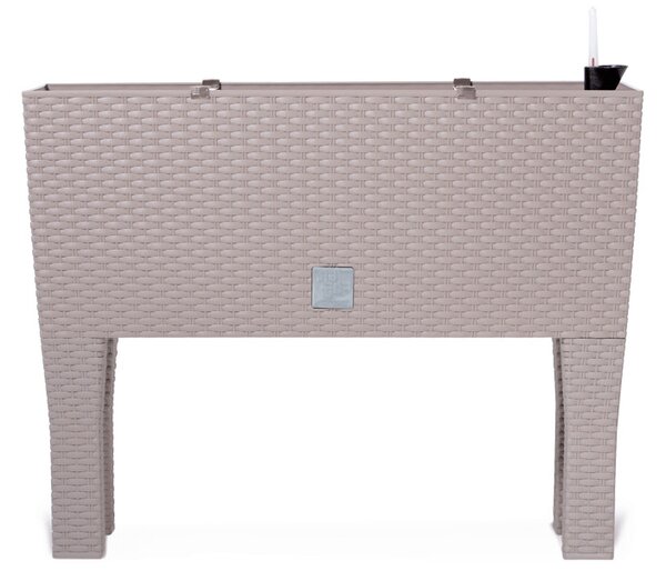 Rato Case High Magasított Műrattan Virágtartó Láda Mokka 60 cm