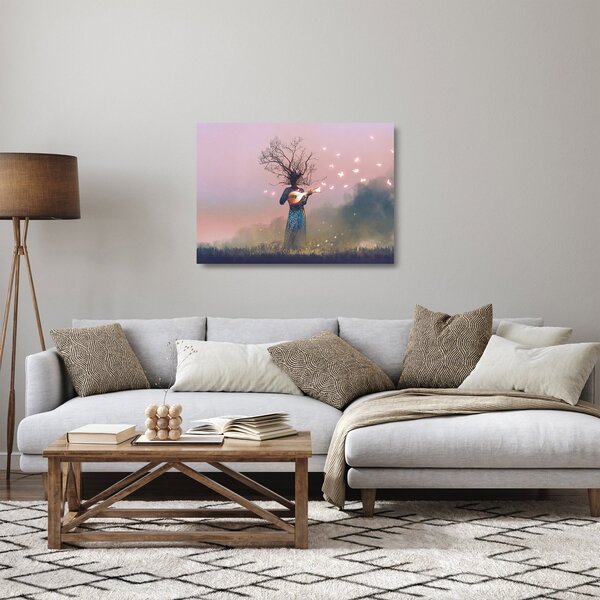 Kép - Revitalizált természet (üvegen) (70x50 cm)