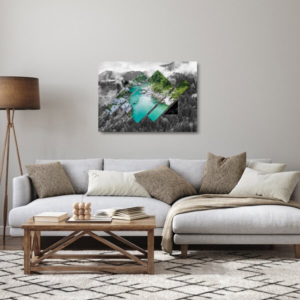 Kép - vad természet (üvegen) (70x50 cm)
