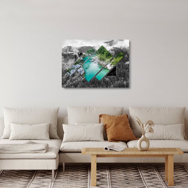 Kép - vad természet (üvegen) (70x50 cm)