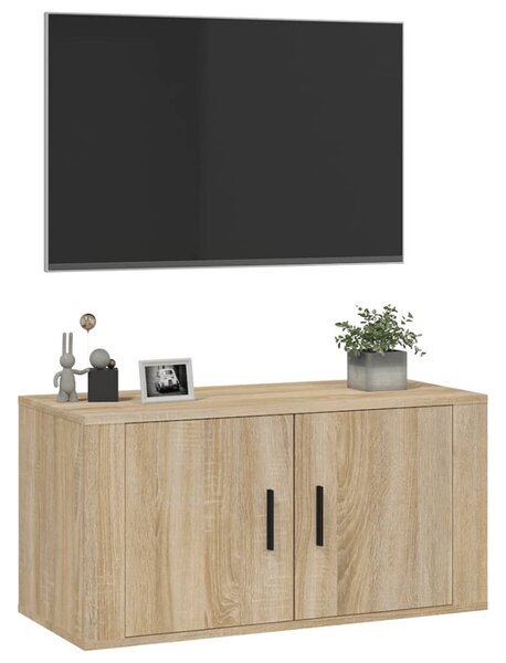 Sonoma tölgy fali TV-szekrény 80 x 34,5 x 40 cm