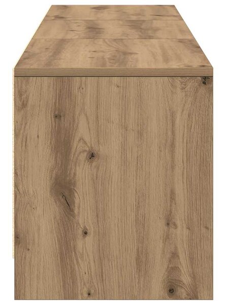 TV szekrény LED világítással Művészi tölgy 162 x 34 x 40 cm