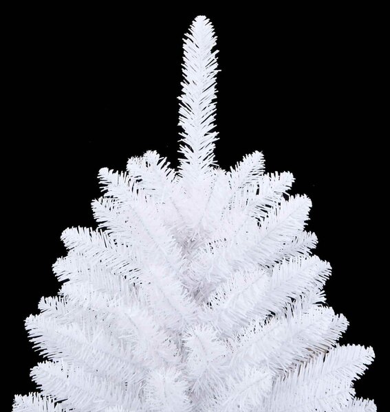 Mű karácsonyfa 150 LED PVC és Acél Fehér