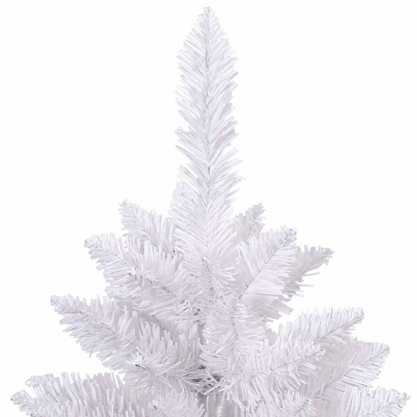 Mű karácsonyfa 300 LED PVC és Acél Fehér