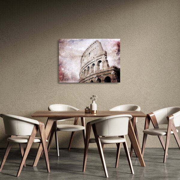Kép - Colosseum, Róma, Olaszország (üvegen) (70x50 cm)