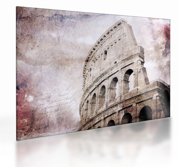 Kép - Colosseum, Róma, Olaszország (üvegen) (70x50 cm)