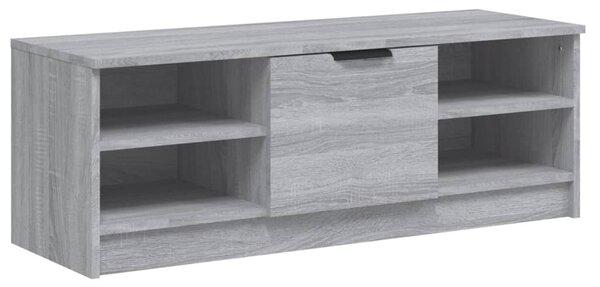 Szürke sonoma színű szerelt fa TV-szekrény 102 x 35,5 x 36,5 cm