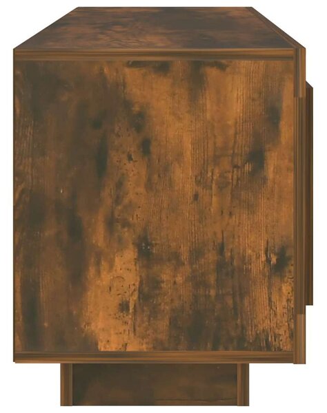 Füstös tölgy színű szerelt fa TV-szekrény 102 x 35 x 45 cm