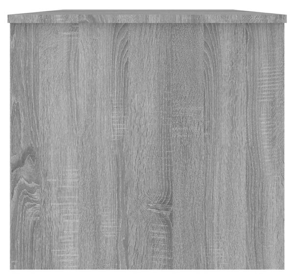 Szürke sonoma színű szerelt fa dohányzóasztal 102x50,5x46,5 cm