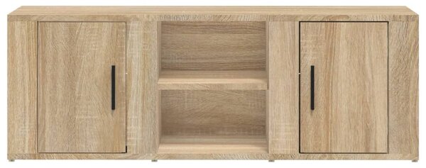 Sonoma tölgyszínű szerelt fa TV-szekrény 100x31,5x35 cm