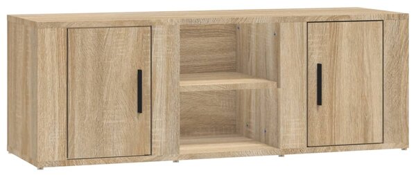 Sonoma tölgyszínű szerelt fa TV-szekrény 100x31,5x35 cm